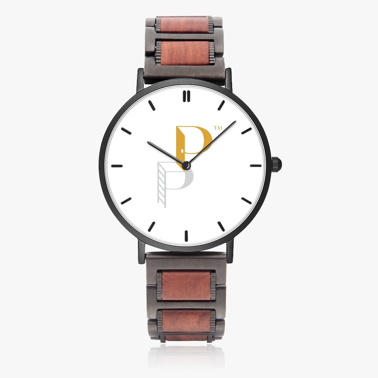 Posh Poverty New wooden Strap Quartz Watch - With Indicators