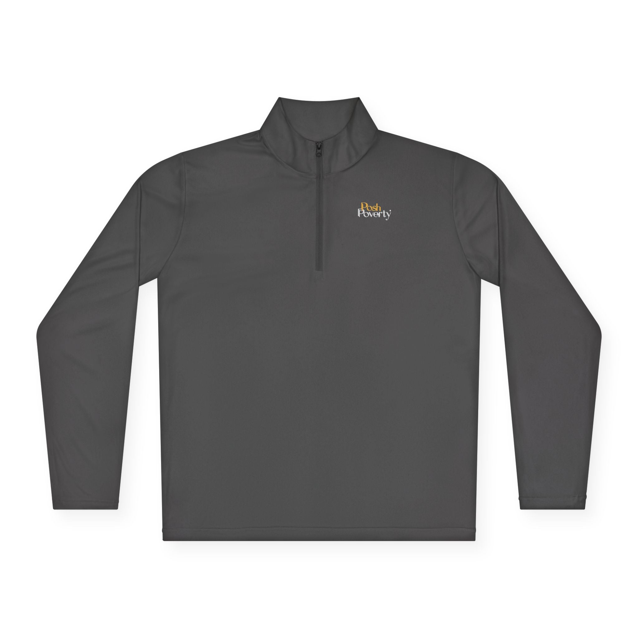Posh Poverty Men's Quarter-Zip Pullover