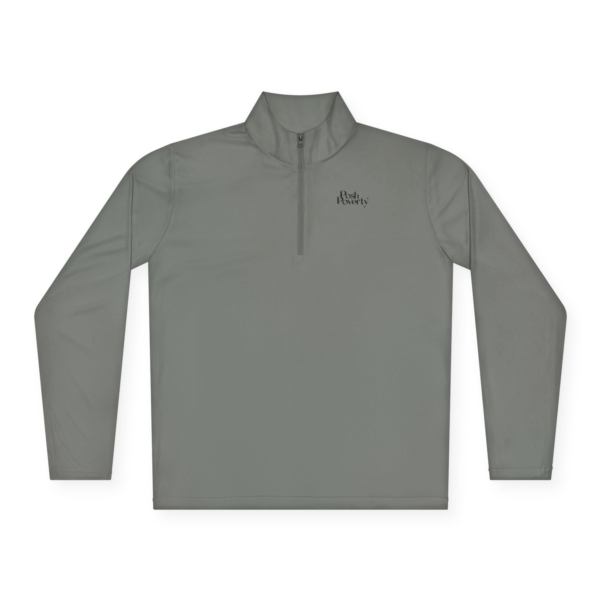 Posh Poverty Men's Quarter-Zip Pullover