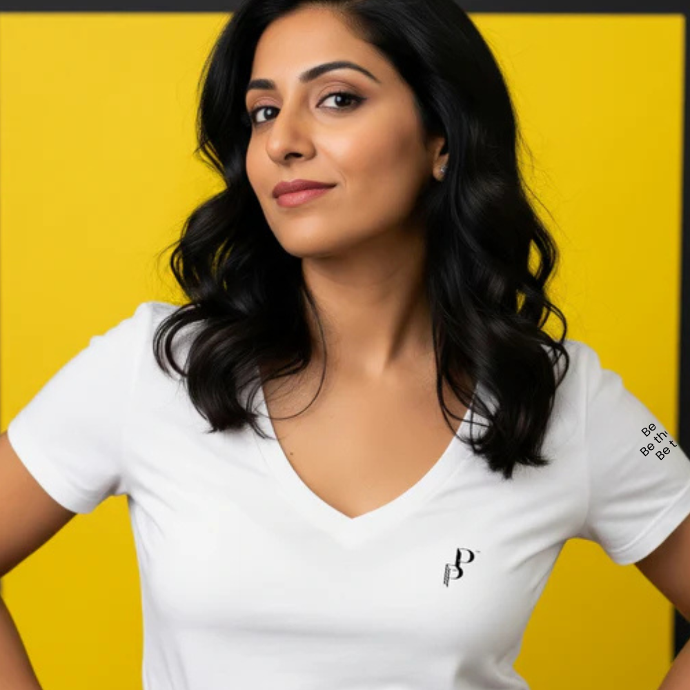 Posh Poverty Women’s Relaxed V-Neck T-Shirt