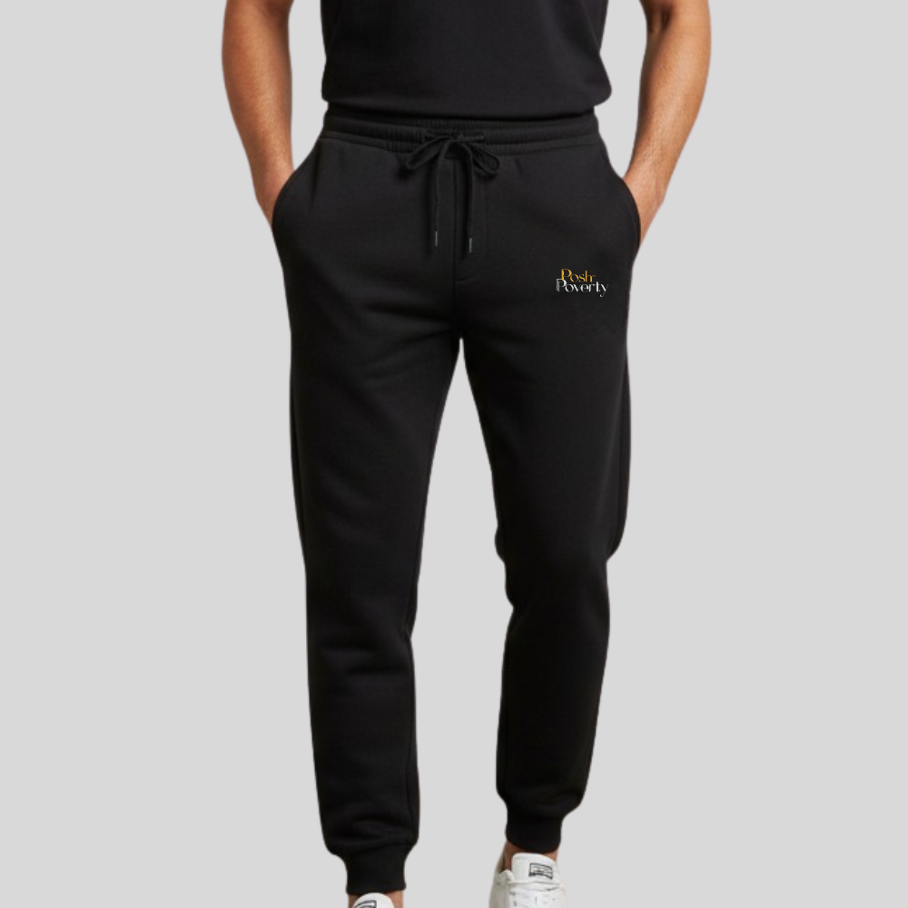 Posh Poverty Men's Midweight Fleece Joggers
