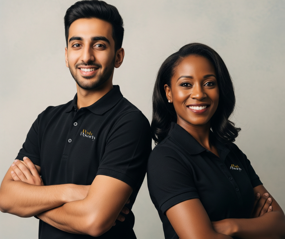 Posh Poverty Unisex Dryblend Jersey Polo