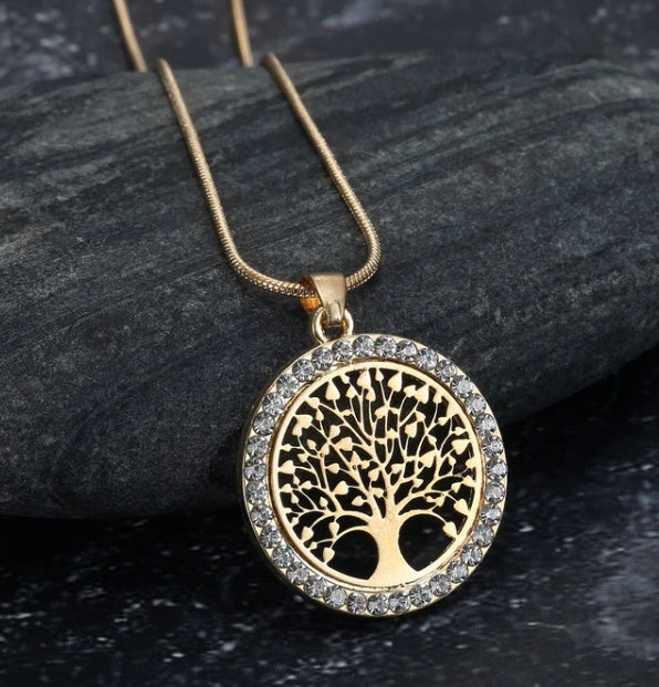 Celtic Tree of Life Cubic Zirconia Pendant