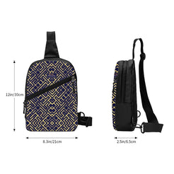 Posh Poverty A-Maze Sports Crossbody Sling Bag