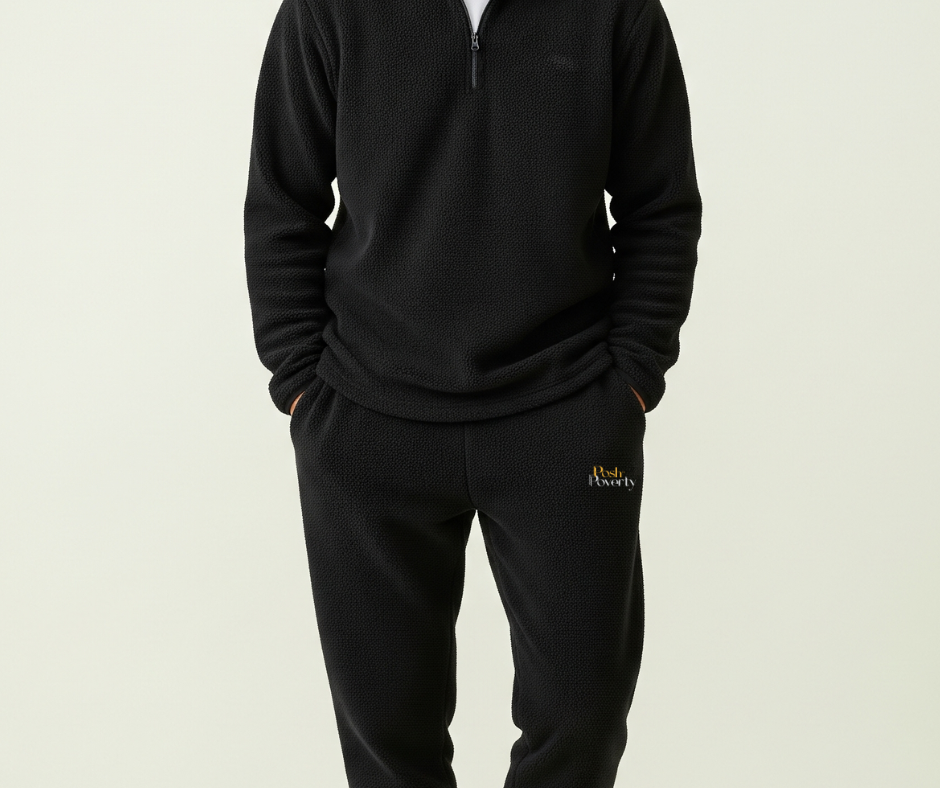 Posh Poverty Men's Midweight Fleece Joggers