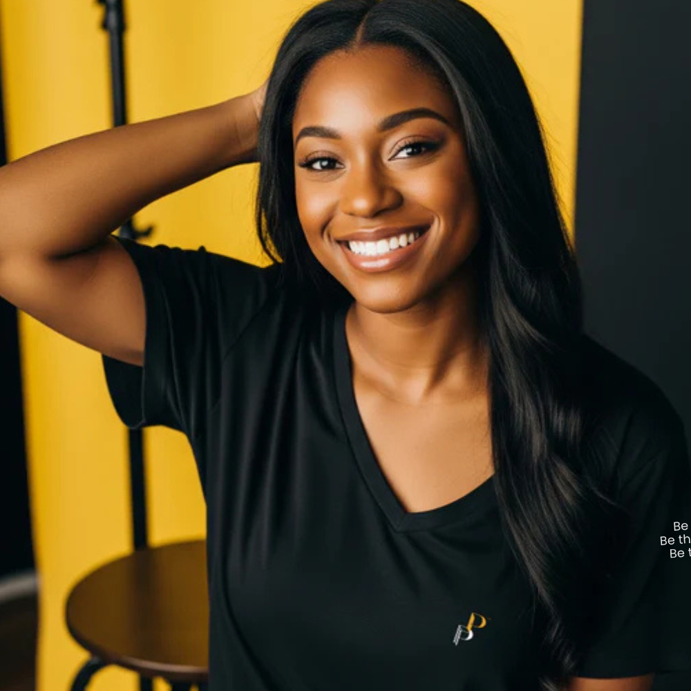 Posh Poverty Women’s Relaxed V-Neck T-Shirt