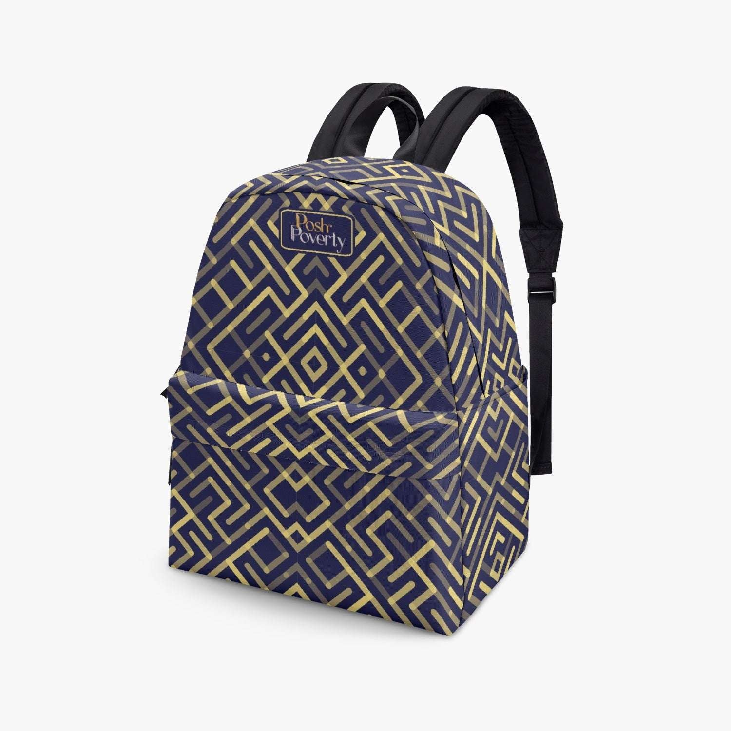 Posh Poverty A-Maze Canvas Backpack