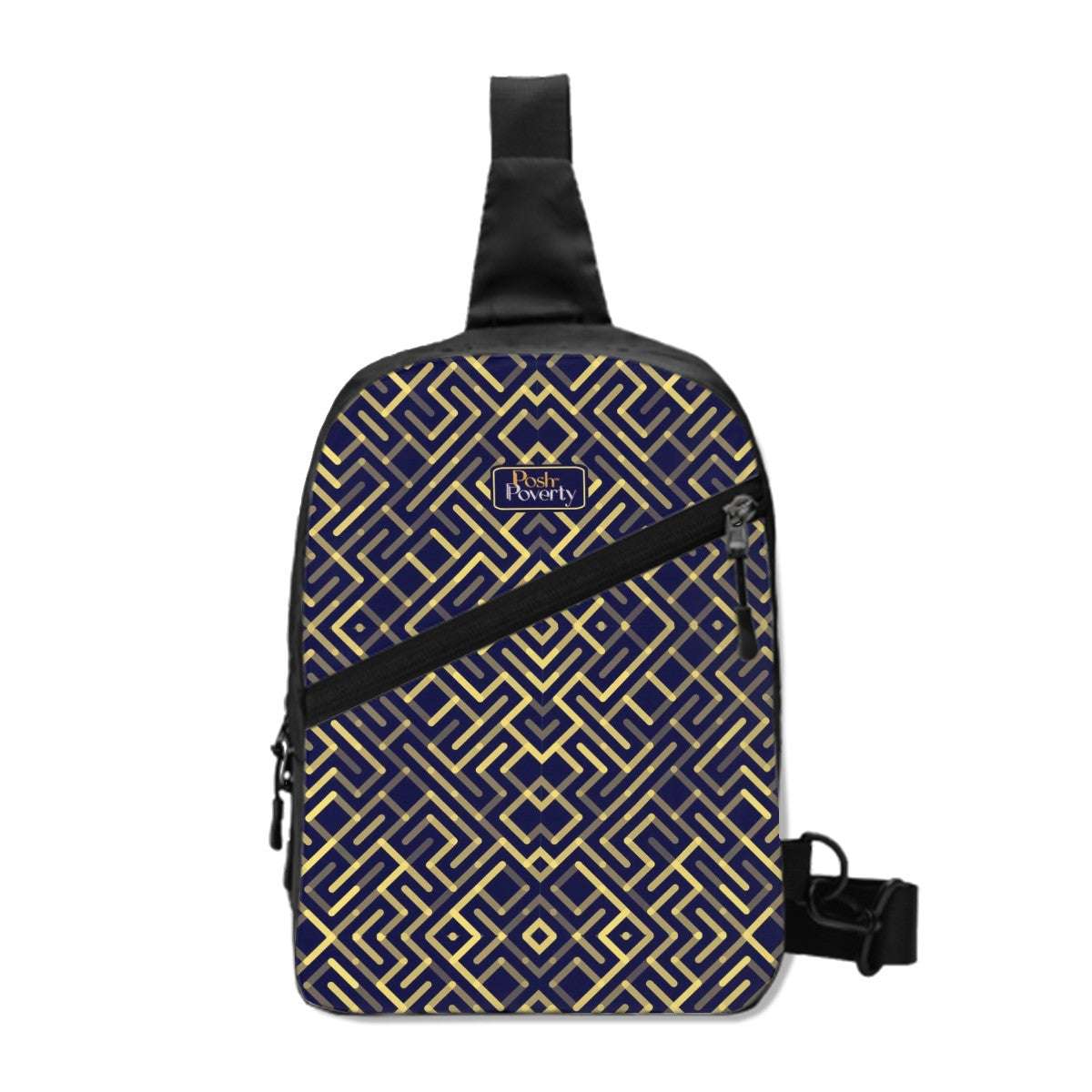 Posh Poverty A-Maze Sports Crossbody Sling Bag