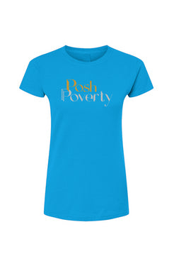Posh Poverty Womens Fine Jersey T-Shirt