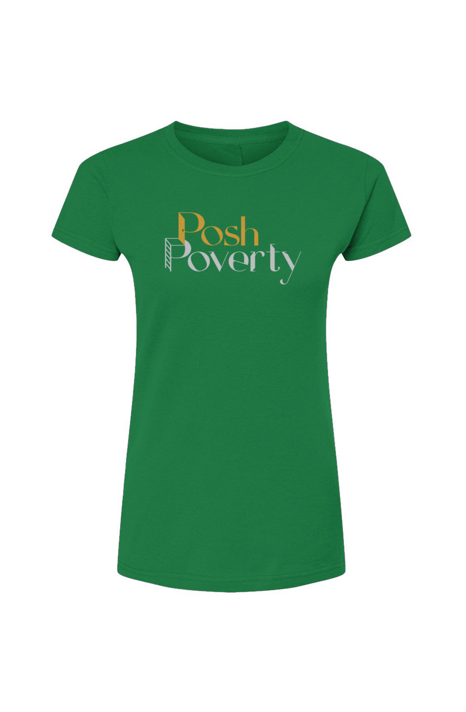 Posh Poverty Womens Fine Jersey T-Shirt