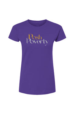 Posh Poverty Womens Fine Jersey T-Shirt
