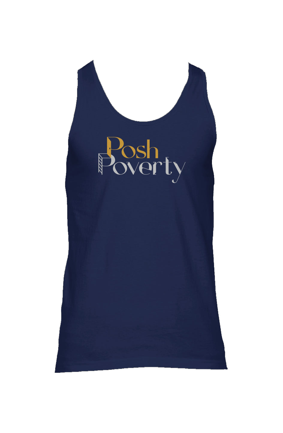 Posh Poverty American Apparel Unisex Jersey Tank