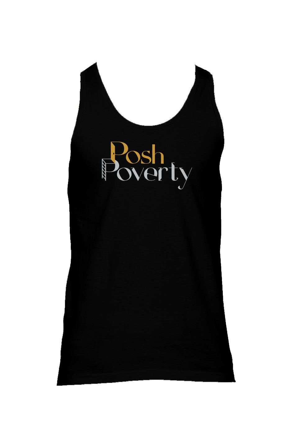 Posh Poverty American Apparel Unisex Jersey Tank