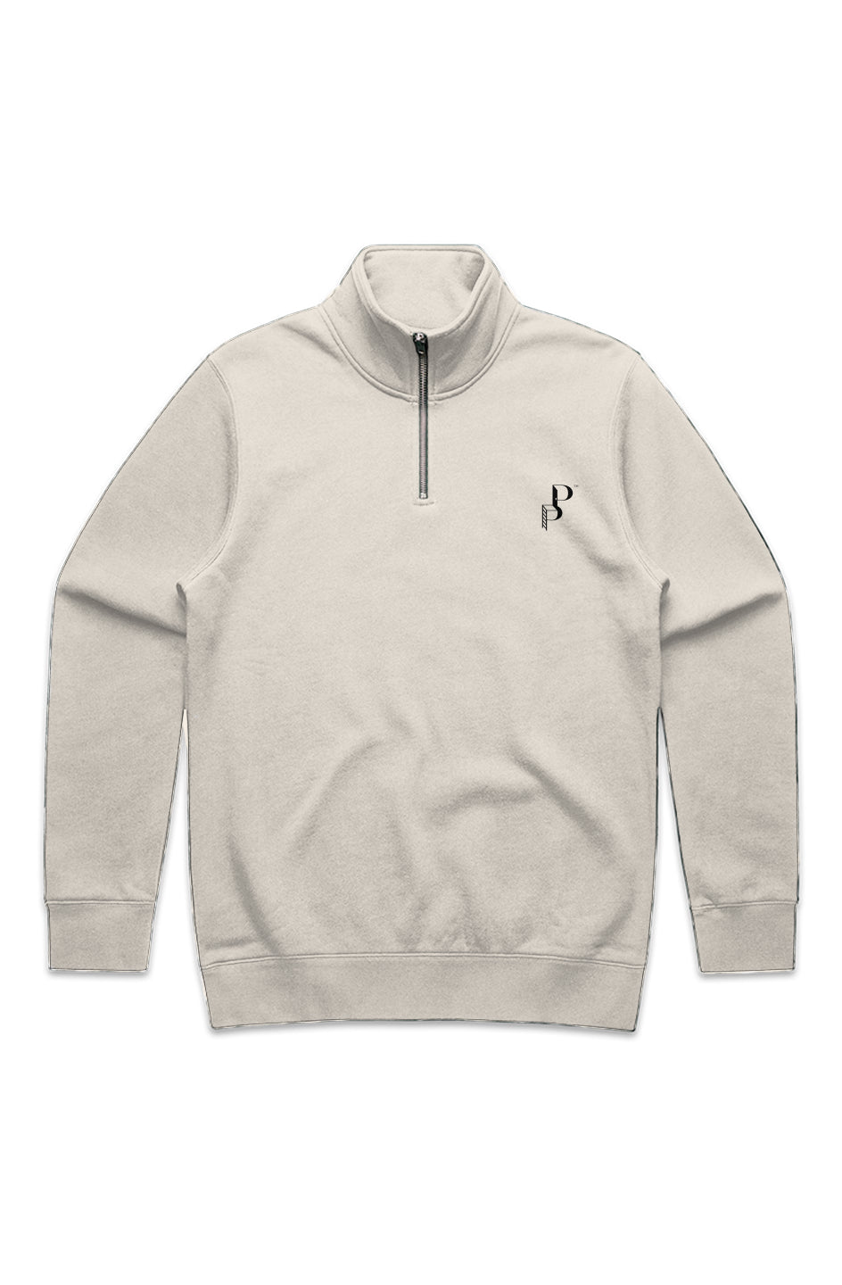 Posh Poverty Men's Stencil Half Zip
