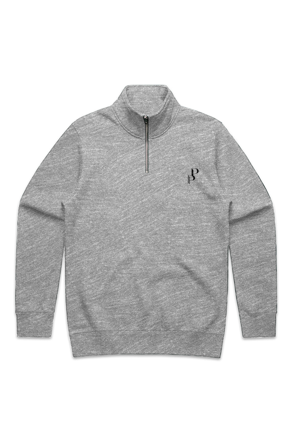 Posh Poverty Men's Stencil Half Zip