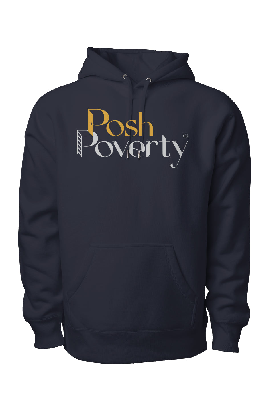 Posh Poverty Legend Premium Heavyweight Cross Grain Hoodie
