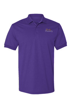 Posh Poverty Unisex Dryblend Jersey Polo