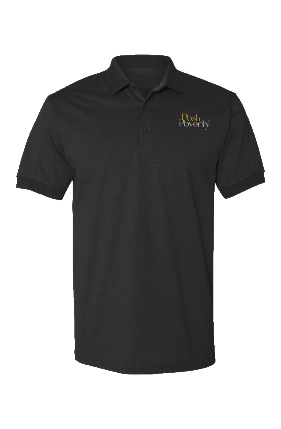 Posh Poverty Unisex Dryblend Jersey Polo