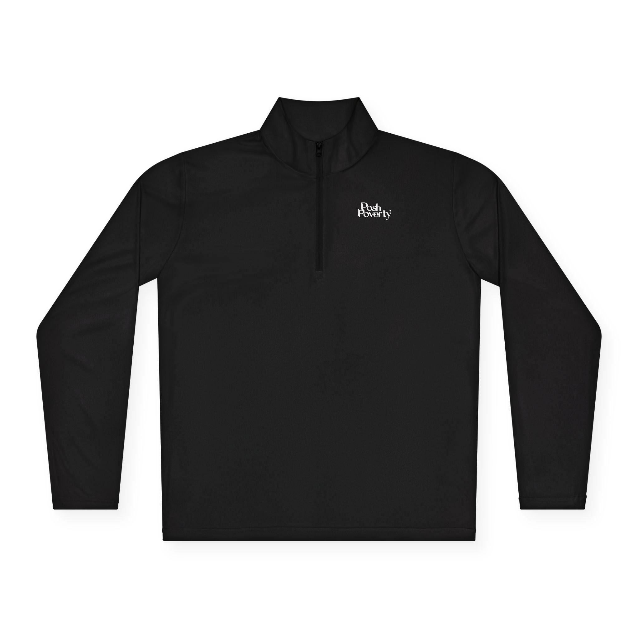 Posh Poverty Men's Quarter-Zip Pullover