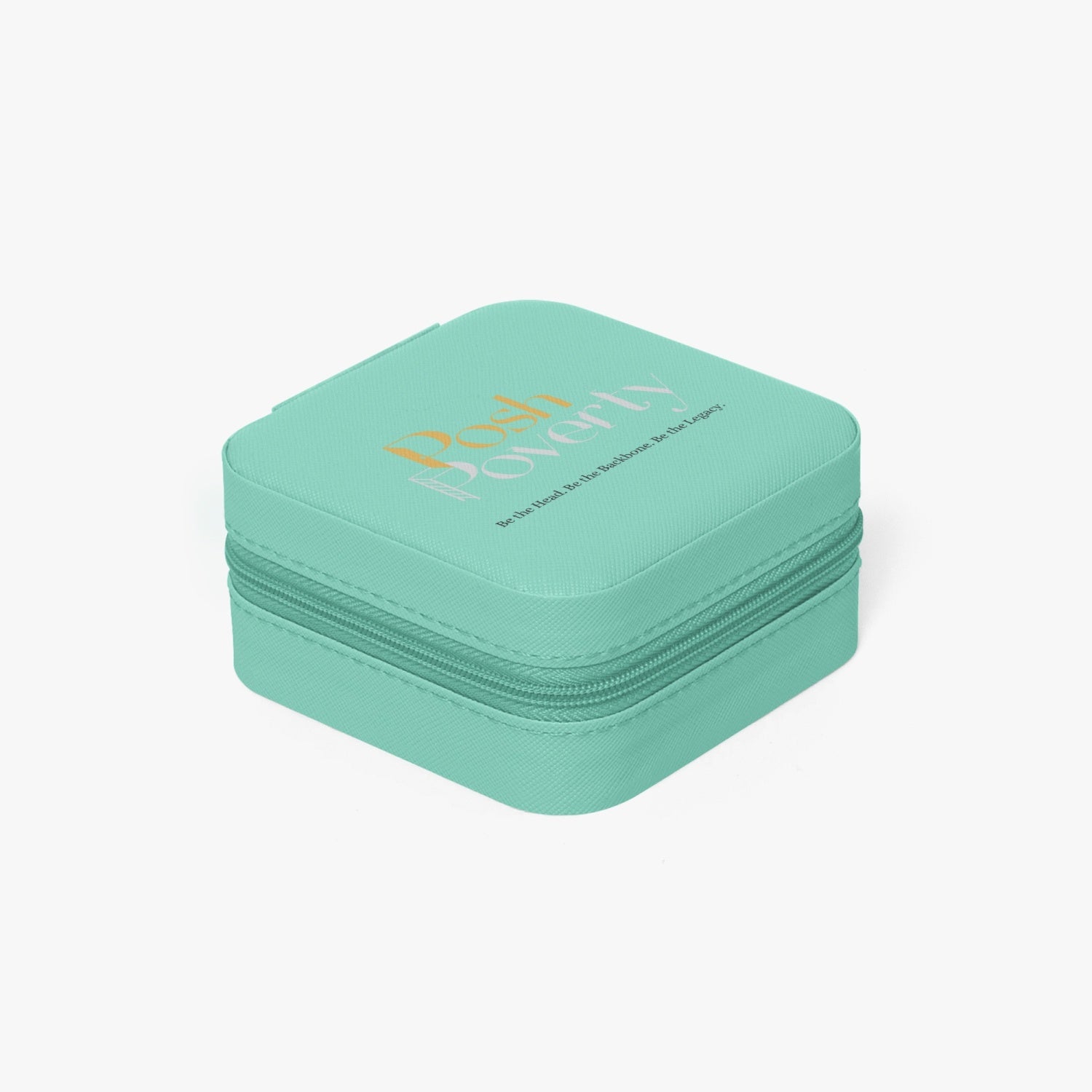 Posh Poverty Faux Leather Travel Jewelry Box Case