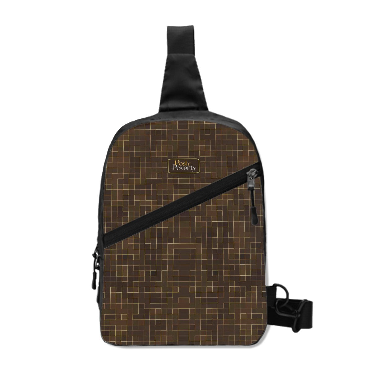 Posh Poverty Bronzed Warriors Sports Crossbody Sling Bag