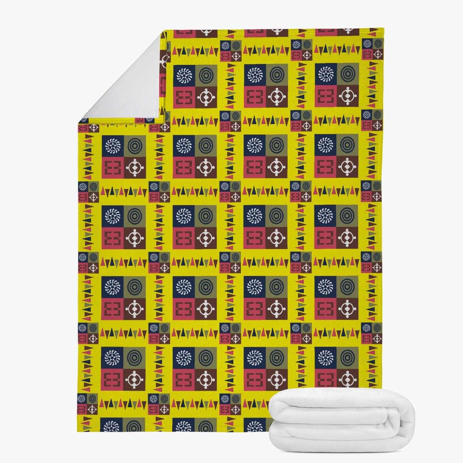 Posh Poverty African-Inspired Multi-Color Throw Blanket