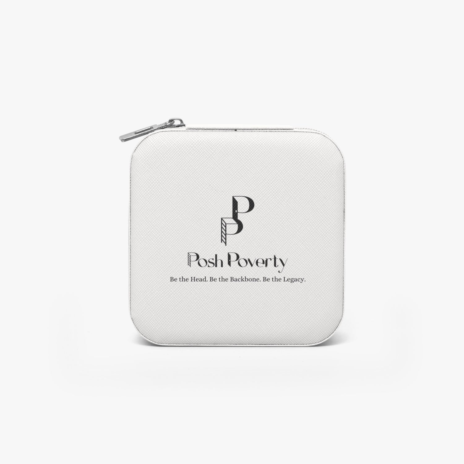 Posh Poverty Faux Leather Travel Jewelry Box Case