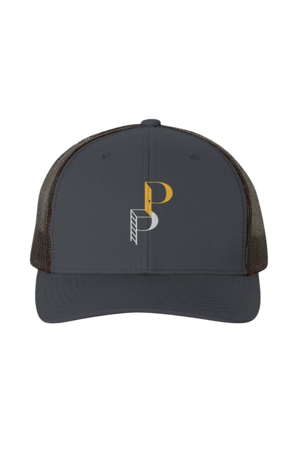 Posh Poverty Black Mesh Retro Trucker Cap