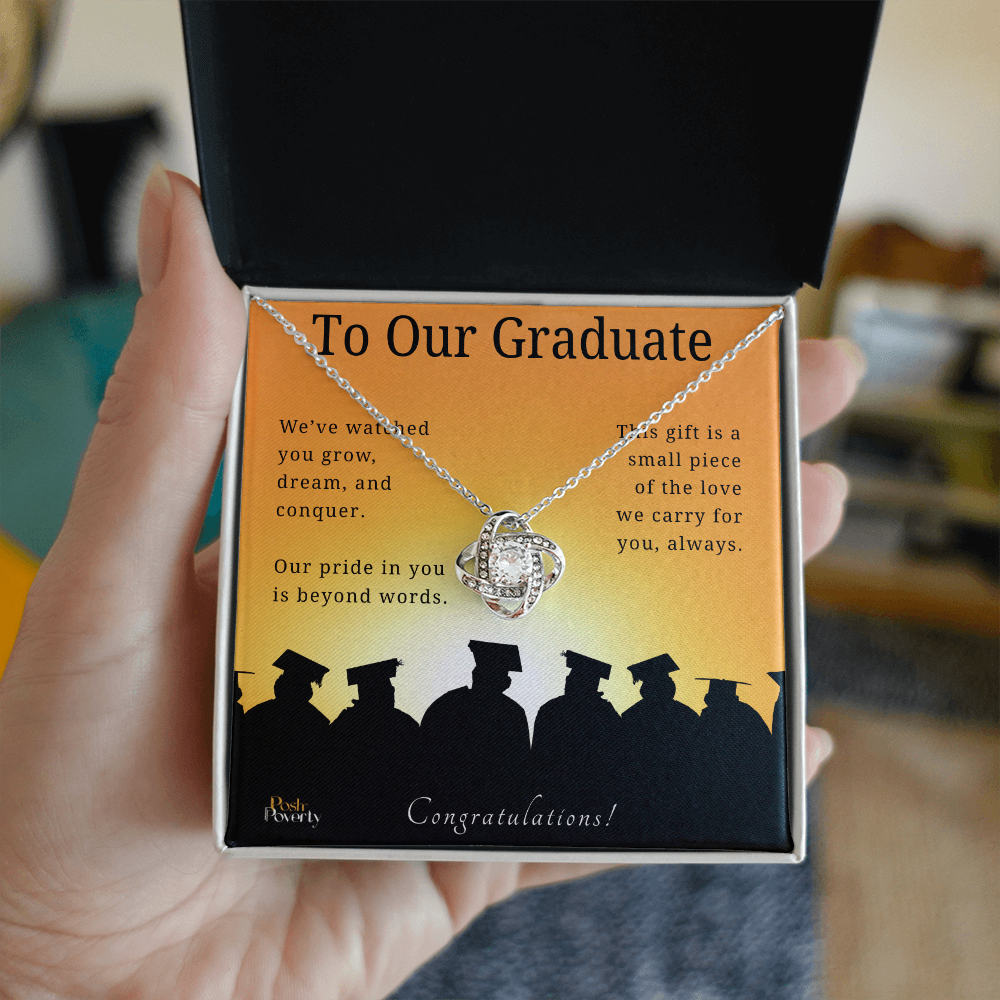 To Our Graduate...Love Knot Necklace