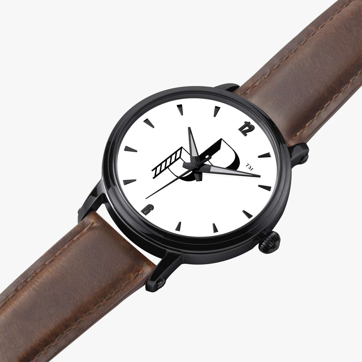 Posh Poverty 46mm Unisex Automatic Watch (Black)
