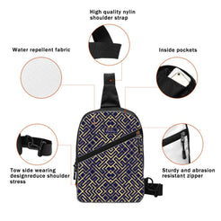 Posh Poverty A-Maze Sports Crossbody Sling Bag