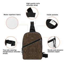 Posh Poverty Bronzed Warriors Sports Crossbody Sling Bag