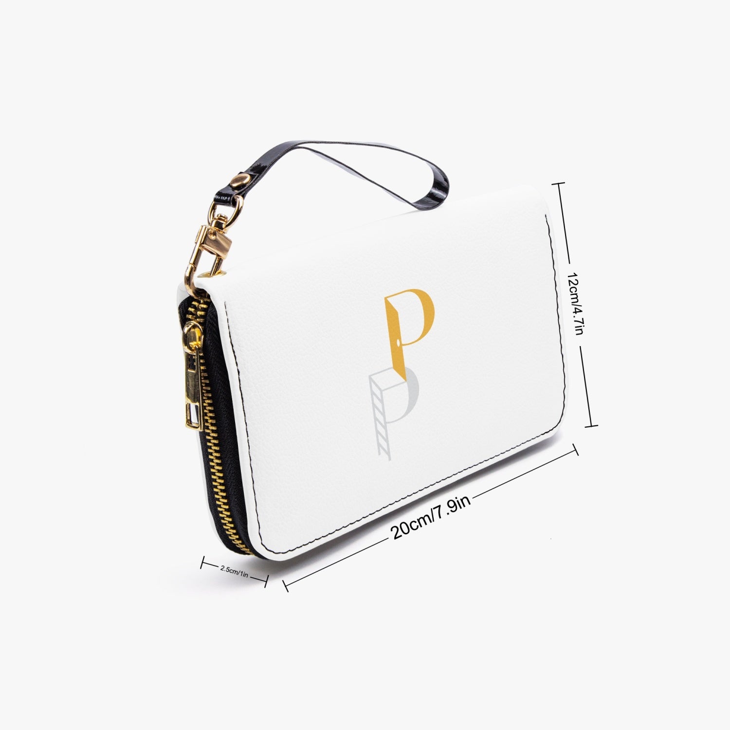 Posh Poverty Logo Long Wallet with Wrist Strap