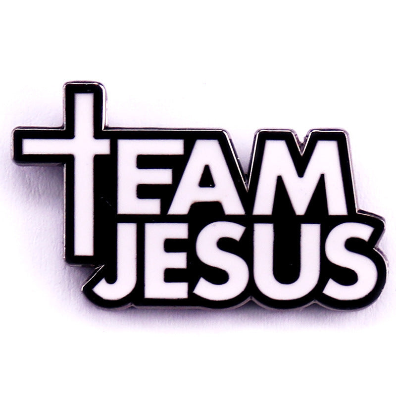 Team Jesus Enamel Pin Fashion Badge